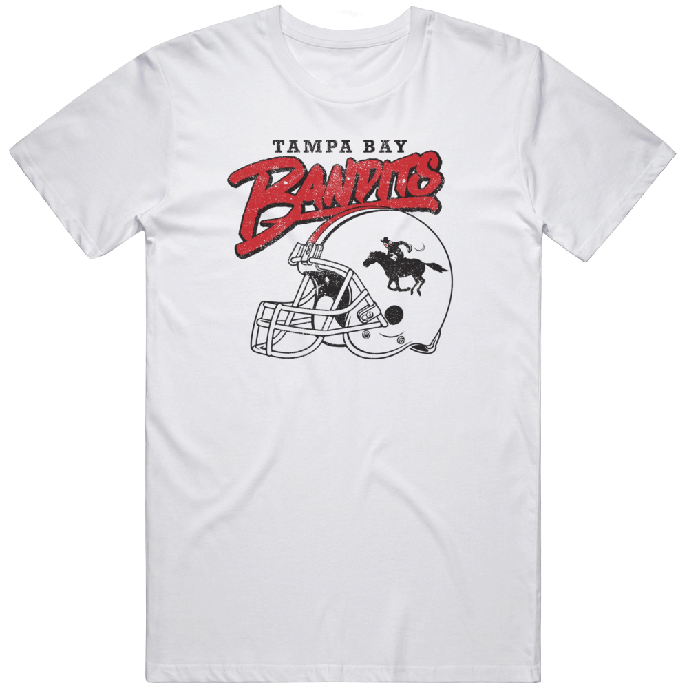 Enig med mode Sindssyge Tampa Bay Bandits Usfl 80s Retro Tampa Bay Football V5 T Shirt –  theBigGuavaTshirts