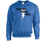 Lightning Strikes Twice Tampa Bay Back to Back Hockey Fan v2 T Shirt