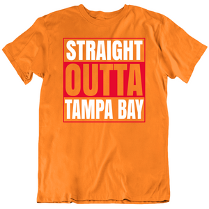 Straight Outta Tampa Bay Retro Football Fan T Shirt