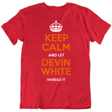 Devin White Keep Calm Handle It Tampa Bay Football Fan T Shirt