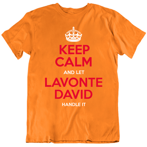 Lavonte David Keep Calm Handle It Tampa Bay Retro Football Fan T Shirt