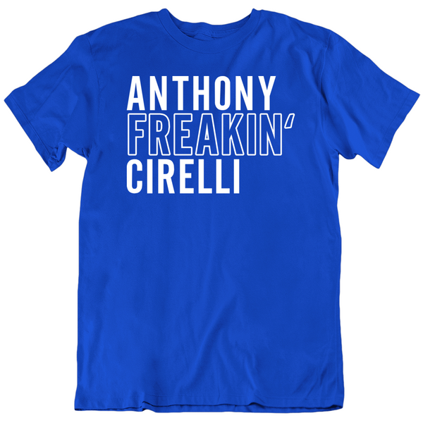 Anthony Cirelli Tampa Bay Lightning Men's Royal Backer T-Shirt 
