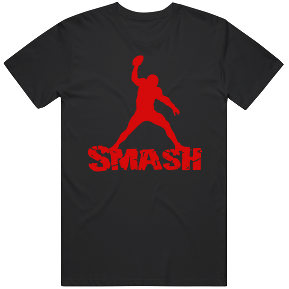 theBigGuavaTshirts Gronk Smash Rob Gronkowski Tampa Bay Football Fan T Shirt Ladies / Black / Large