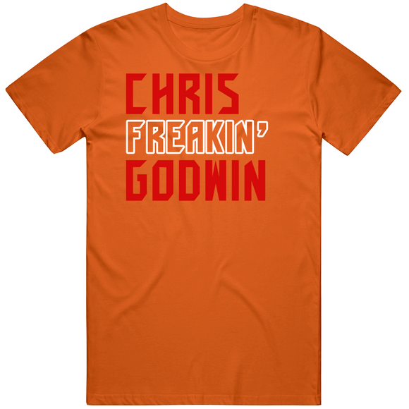 Chris Godwin Freakin Godwin Tampa Bay Retro Football Fan T Shirt