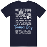 The Legend Of Tampa Bay Banner Tampa Bay Baseball Fan T Shirt