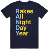 Randy Arozarena Rakes Tampa Bay Baseball Fan V2 T Shirt