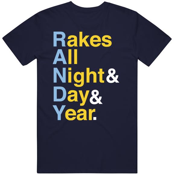 Randy Arozarena Rakes Tampa Bay Baseball Fan V3  T Shirt