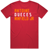 Antoine Winfield Jr Deuces Tampa Bay Football Fan T Shirt