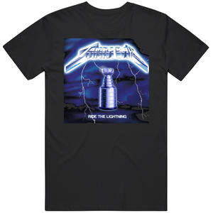 Tampa Bay Ride The Lightning Hockey Fan  T Shirt