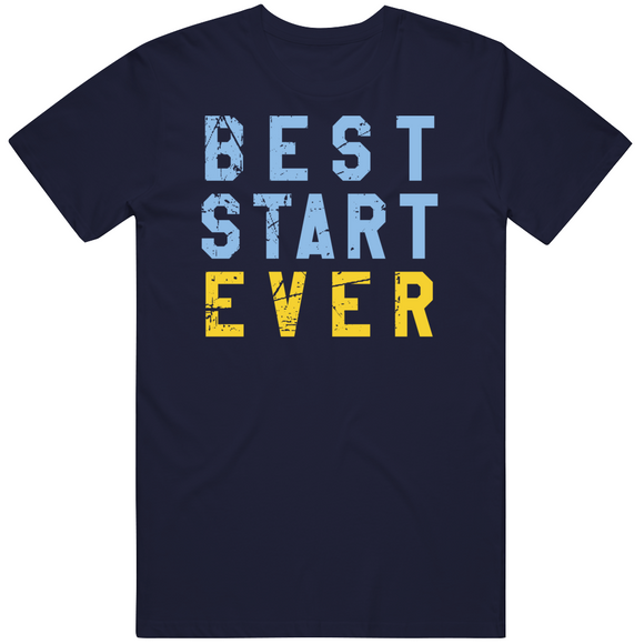 Best Start Ever Tampa Bay Baseball Fan Distressed T Shirt