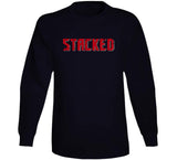 Stacked Tampa Bay Football Fan Distressed T Shirt