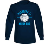 Yandy Diaz Property Of Tampa Bay Baseball Fan T Shirt