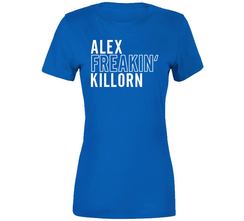 Autographed/Signed Alex Killorn Tampa Bay Blue Hockey Jersey PSA