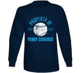 Yonny Chirinos Property Of Tampa Bay Baseball Fan T Shirt