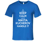 Nikita Kucherov Keep Calm Handle It Tampa Bay Hockey Fan T Shirt