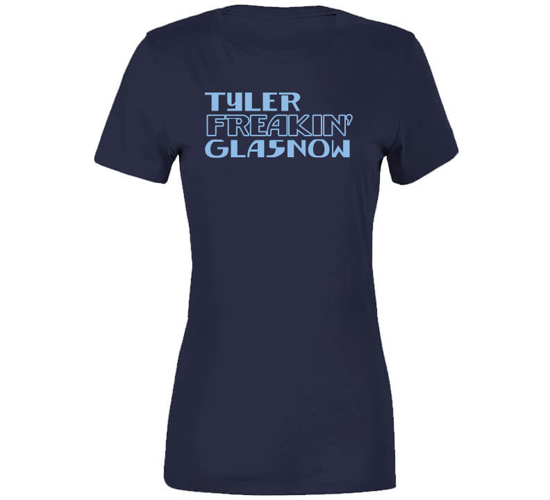 theBigGuavaTshirts Tyler Glasnow Freakin Tampa Bay Baseball Fan T Shirt Ladies Premium / Navy / Large