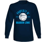 Brandon Lowe Property Of Tampa Bay Baseball Fan T Shirt