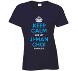 Ji Man Choi Keep Calm Let Handle It Tampa Bay Baseball Fan T Shirt