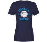 Yandy Diaz Property Of Tampa Bay Baseball Fan T Shirt