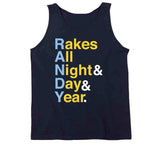 Randy Arozarena Rakes Tampa Bay Baseball Fan V3  T Shirt