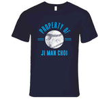 Ji Man Choi Property Of Tampa Bay Baseball Fan T Shirt