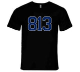 Area Code 813 Tampa Bay Hockey Fan T Shirt