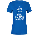 Erik Cernak Keep Calm Handle It Tampa Bay Hockey Fan T Shirt