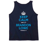Brandon Lowe Keep Calm Let Handle It Tampa Bay Baseball Fan T Shirt