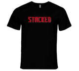 Stacked Tampa Bay Football Fan Distressed T Shirt
